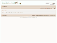 Tablet Screenshot of forum.papertreyink.com